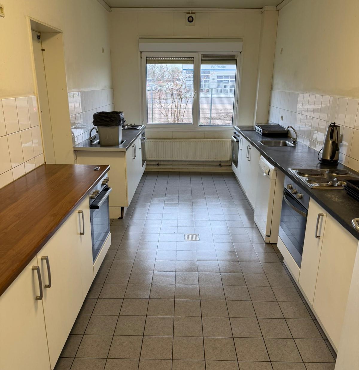 Nachher - gereinigte Flaeche